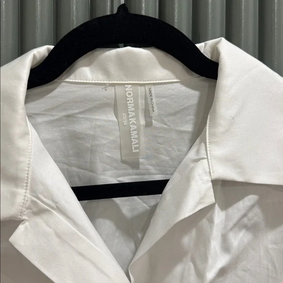 Norma Kamala Boyfriend Shirt Flared Mini Dress - Picture 8 of 10